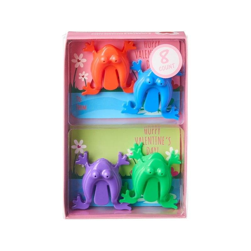 Valentine's Day Cards 8 Pack - Frog