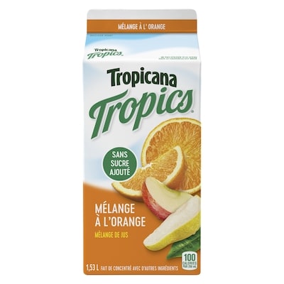 Tropicana Mélange de jus d'orange 1.53 l, 0,42 $/100ml