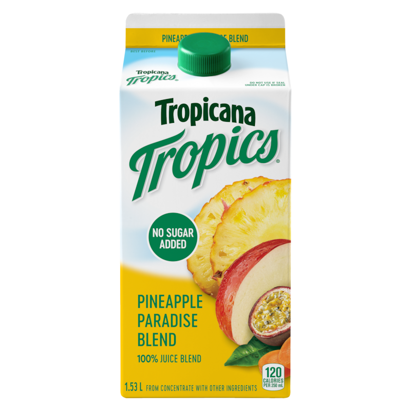 Tropics Juice, Pineapple Paradise Blend