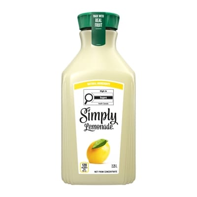 Simply Juice Lemonade Bottle 2.25 l, $0.36/100ml