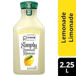 Simply Limonade Jus bouteille 2.25 l, 0,33 $/100ml
