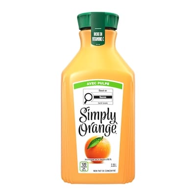 Simply Jus Orange With Pulp Juice 2.25 l, 0,49 $/100ml