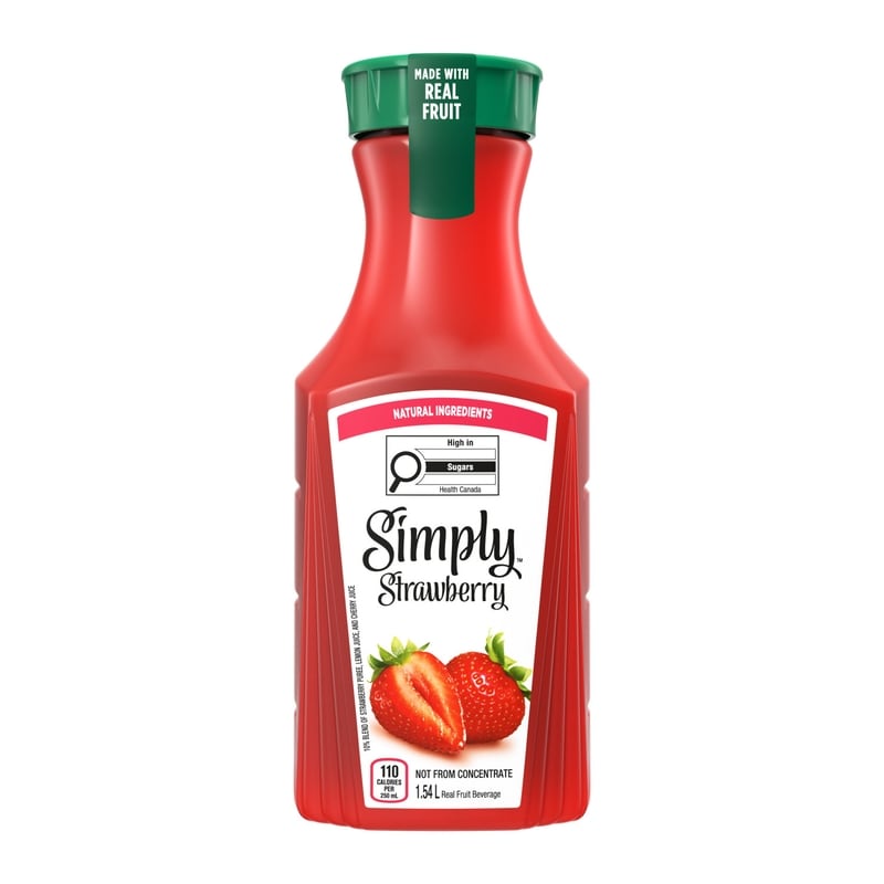 Juice Strawberry Bottle