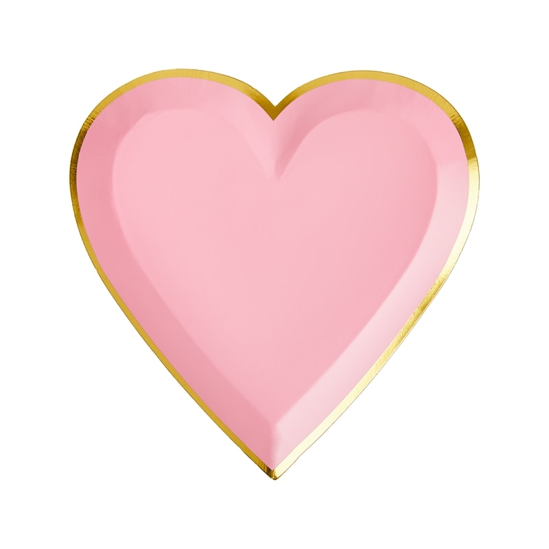 Valentine's Paper Plates 8 Pack