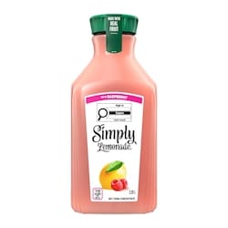 Juice Lemonade with Raspberry Bottle