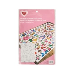 null Valentine's Colouring Table Cover 1 ea, $2.00/1ea