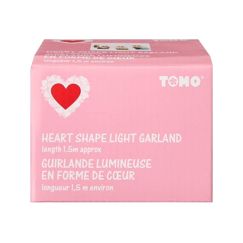 Valentine's Heart Shape Light Garland