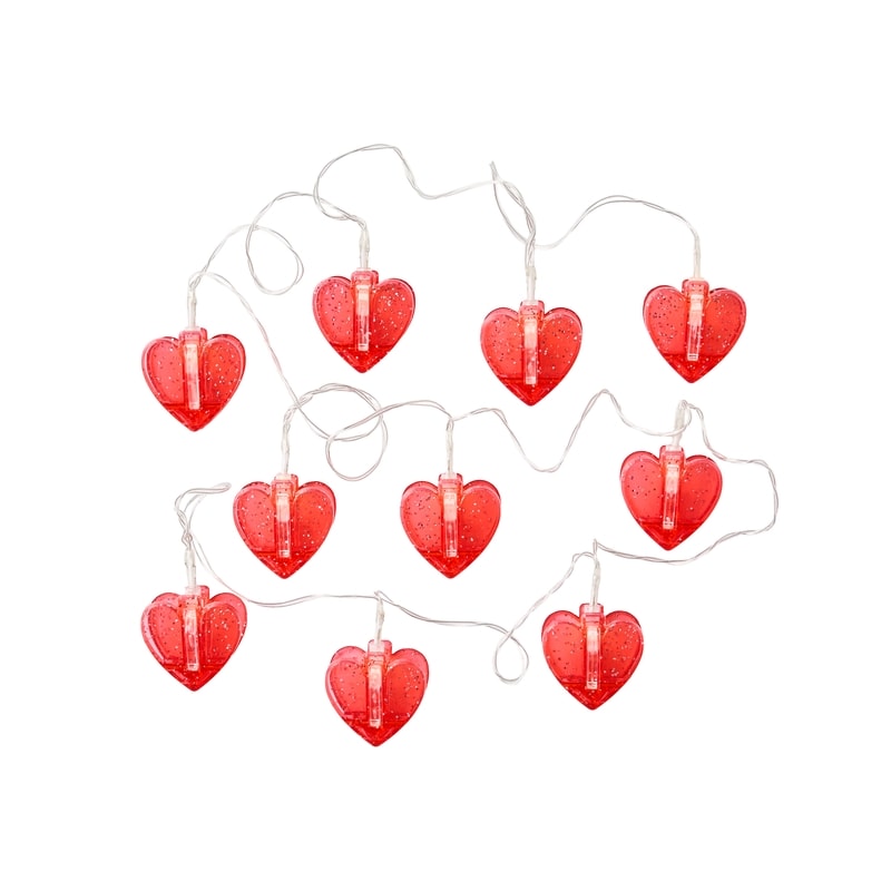 Valentine's Heart Shape Light Garland
