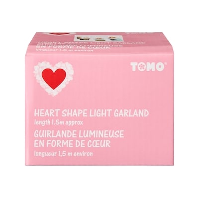 Tomo Guirlande lumineuse en forme de cœur pour la Saint-Valentin 1 ea, 4,00 $/1ch