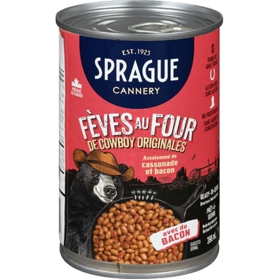 Sprague Féves au four de cowboy originales 398 ml, 0,75 $/100ml