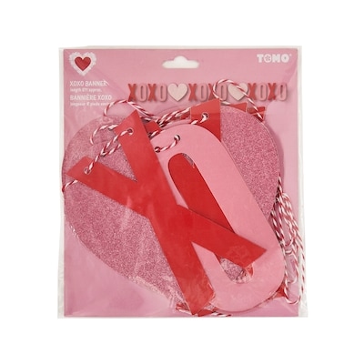 Tomo Valentine's XOXO Banner 1 ea, $4.00/1ea