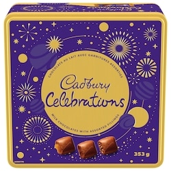 Cadbury Celebrations Gifting Tin, Chocolate, Chocolate Candy, Chocolate Gift Box 353 g, $4.25/100g