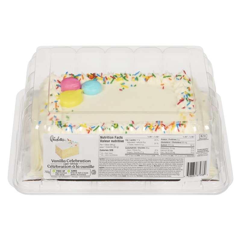 Charlotte's Celebration Cake Vanilla - 760 g | Dominion Stores of