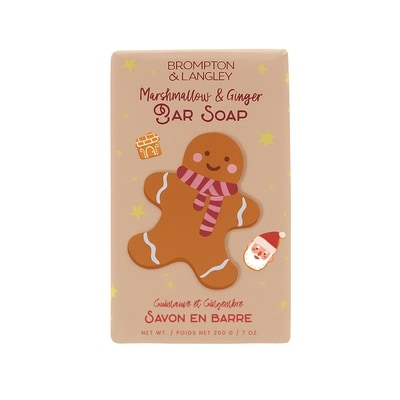 Brompton and Langley Holiday Bar Soap - Marshmallow & Ginger 1 ea, $4.00/1ea