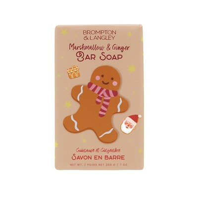 Brompton and Langley Savon de Noël – Guimauve & Gingembre 1 ea, 4,00 $/1ch