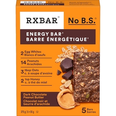 RXBar Energy Bar Dark Chocolate Peanut Butter 275 g, $4.36/100g