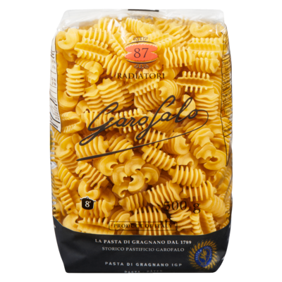 Garofalo Pâtes 87 radiatori 500 g, 0,96 $/100g