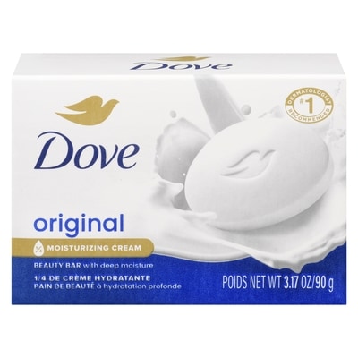 Dove Beauty Bar With Deep Moisture Original 90 g, $2.88/100g