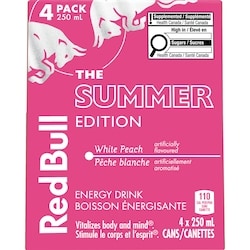 The Summer Edition Energy Drink White Peach