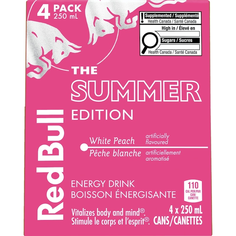 The Summer Edition Energy Drink White Peach