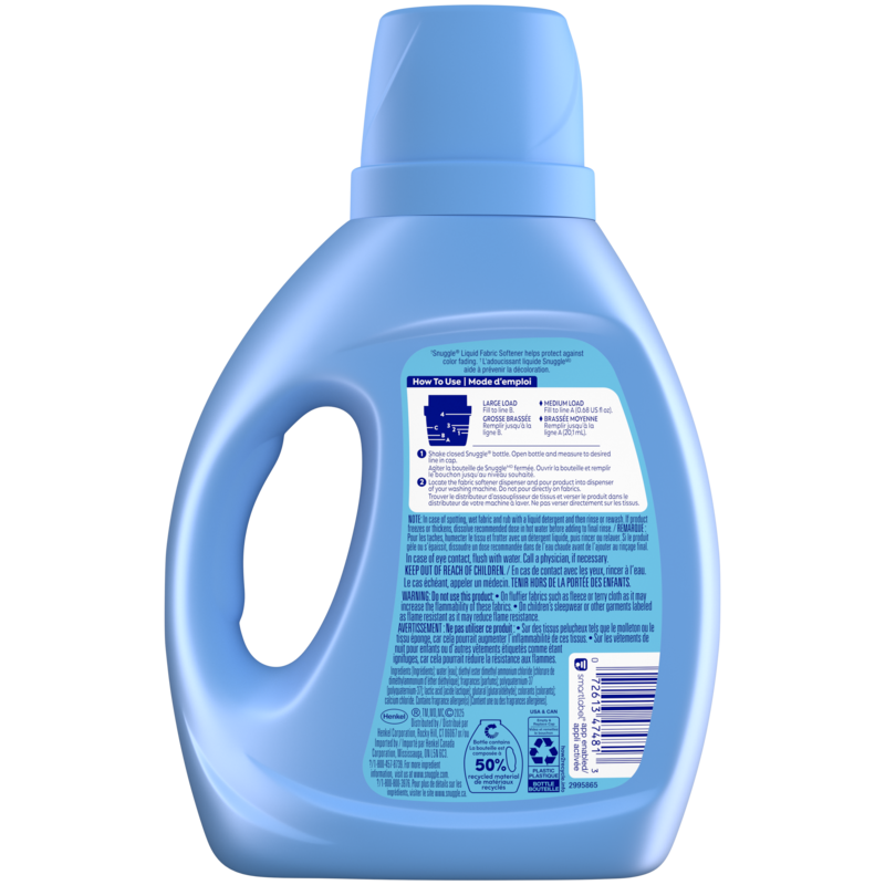 Blue Sparkle Cuddle-Up Fresh Liquid Fabric Conditioner, 58 Wash Loads