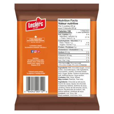 Biscuits au beurre chocolat au lait Célébration