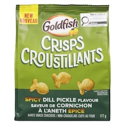Pepperidge Farm Mini-craquelins cuits au four saveur de cornichon à l'aneth épicé 177 g, 1,41 $/100g