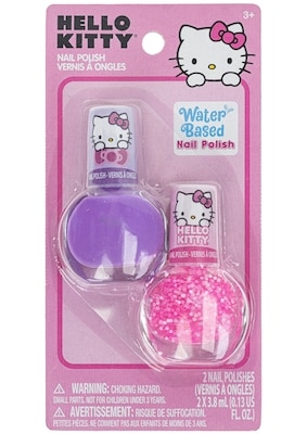 Hello Kitty Vernis à ongles paquet de 2 1 ea, 1,39 $/1ch