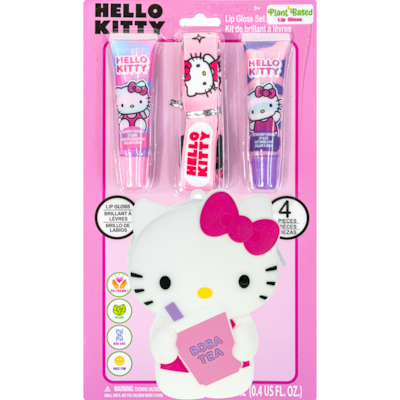 Hello Kitty 2pk Lip Gloss with Silicone Bag 1 ea, $12.00/1ea