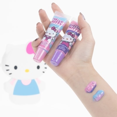 Hello Kitty Coffret de 2 brillants à lèvres avec pochette en silicone 1 ea, 12,00 $/1ch