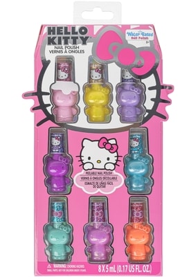 Hello Kitty Vernis à ongles décollable 8 ea, 1,25 $/1ch