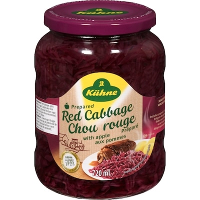 Kuhne Prepared Red Cabbage With Apple 720 ml, $0.69/100ml