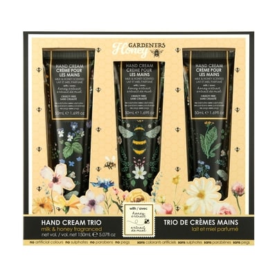 Gardeners Honey Trio de cremes mains lait et miel parfume 1 ea, 8,00 $/1ch