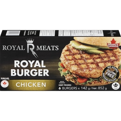 Royal Meats Royal Burger Chicken 142 g, $11.26/100g