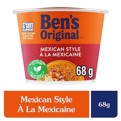 Ben’s Riz à la Mexicaine, au Micro-ondes en 3,5 Minutes 68 g, 4,10 $/100g