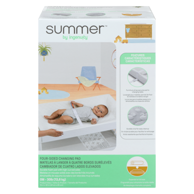 INGENUITY Four-Sided Changing Pad 0m 1 ea, $33.14/1ea