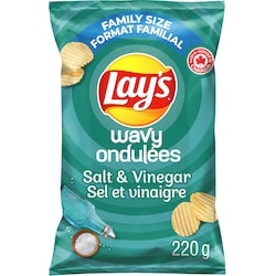 Wavy Salt & Vinegar Flavoured Potato Chips