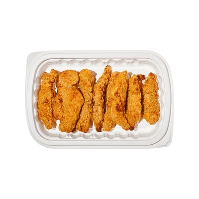 null Halal Chicken Strips, 9 Pieces  (Available After 11am) 720 g, $2.22/100g