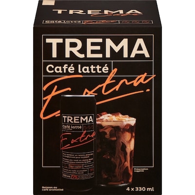 Trema Boisson au café aromatisé café latté extra 4x330.0 ml, 1,06 $/100ml