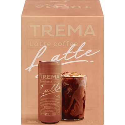 Trema Flavoured Coffee Drink Latte Coffee 4x330.0 ml, $1.06/100ml