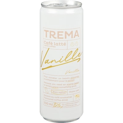 Trema Flavoured Coffee Drink Latte Coffee Vanilla 330 ml, $1.21/100ml