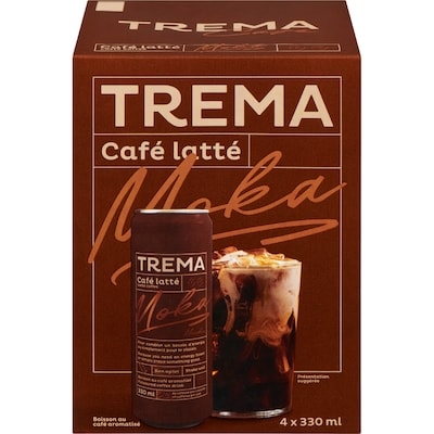 Trema Boisson au café aromatisé café latté moka 4x330.0 ml, 1,06 $/100ml