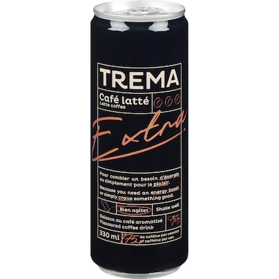 Trema Flavoured Coffee Drink Latte Coffee Extra 330 ml, $1.21/100ml