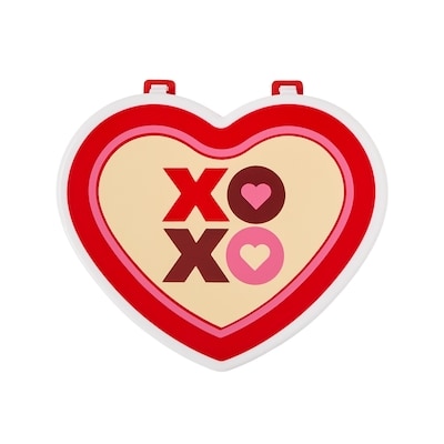 null Plastic Heart Shaped Container with Lid 1 ea, $3.00/1ea