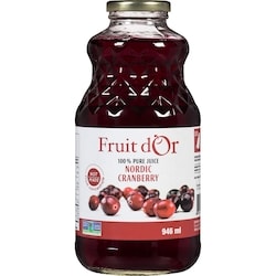 Fruit d'Or 100 % Pure Juice Nordic Cranberry 946 ml, $0.79/100ml
