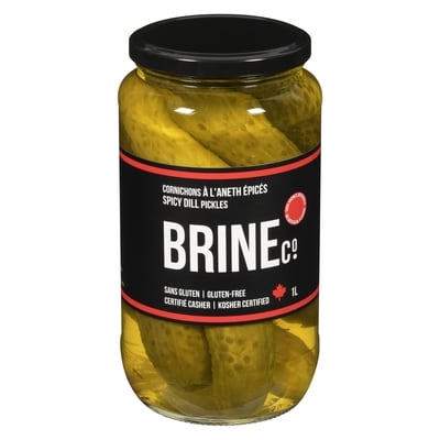 Brine Spicy Dill Pickles 1 l, $0.60/100ml