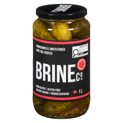 Brine Spicy Dill Pickles 1 l, $0.55/100ml