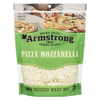 Armstrong Pizza Mozzarella Shredded Cheese 500 g, $2.30/100g