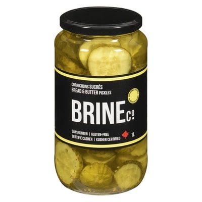 Brine Bread & Butter Pickles 1 l, $0.60/100ml