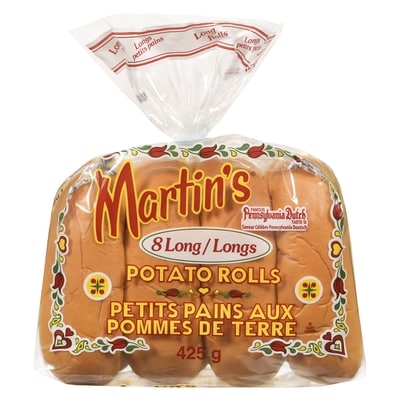 Martin Potato Rolls Long 425 g, $1.88/100g